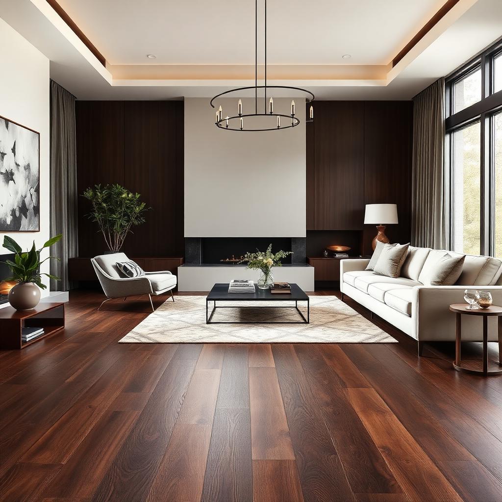 Wide Plank Modern Wood