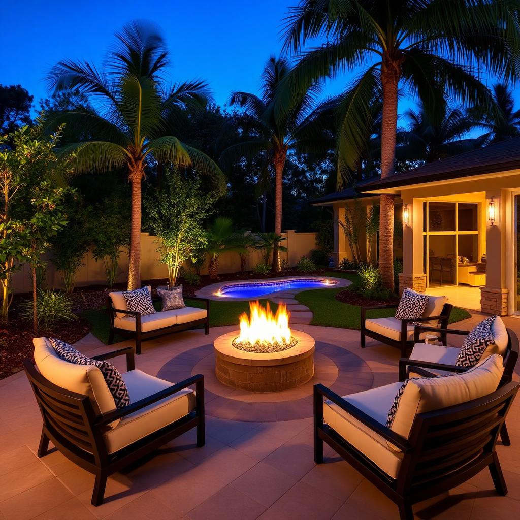 Fire Pit Lounge Areas