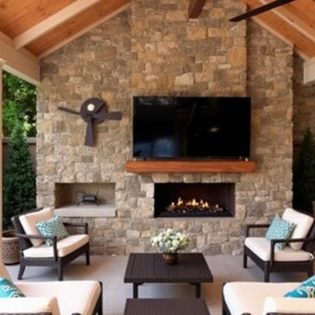 Outdoor TV & Media Walls