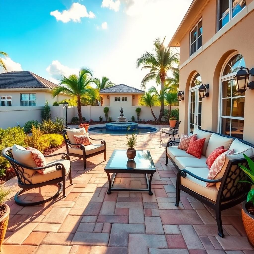 Large-Format Patio