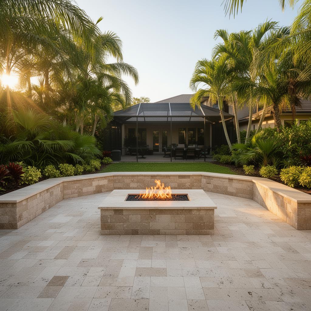 Herringbone Paver Patio